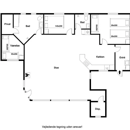 Lovely With Covered And Enclosed Terrace, Close To The Sea * Thisted
